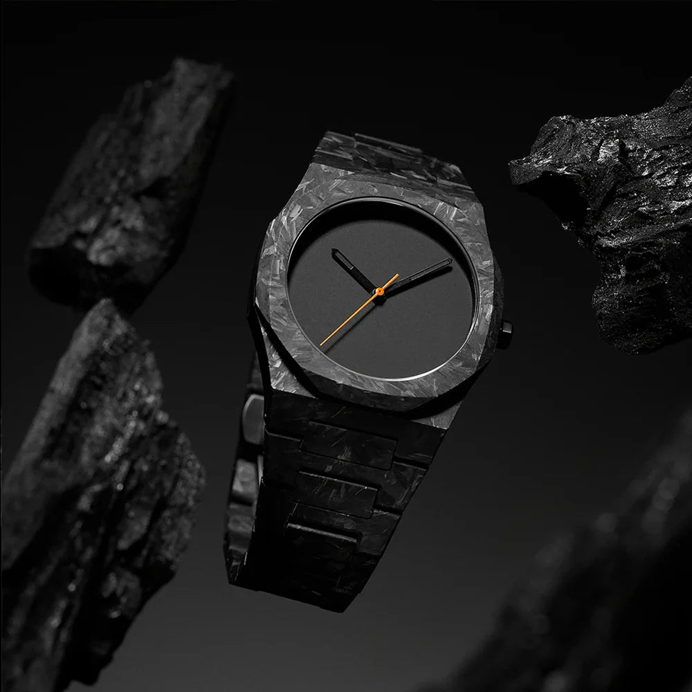 Relógio Phanteck Nero Forged Carbon