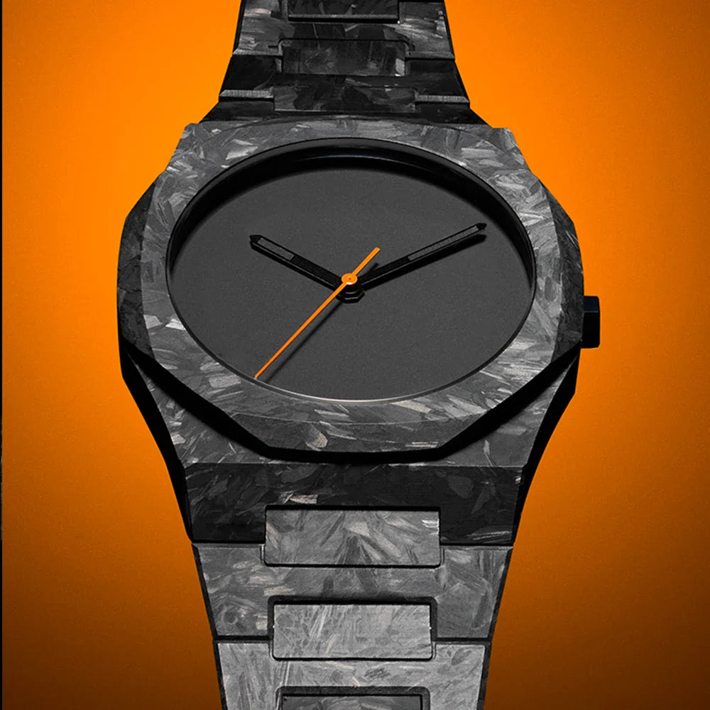 Relógio Phanteck Nero Forged Carbon