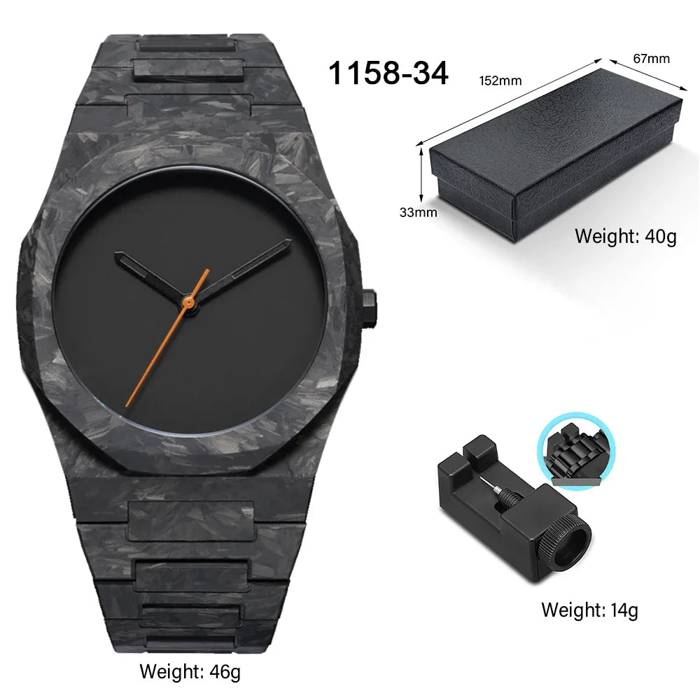 Relógio Phanteck Nero Forged Carbon
