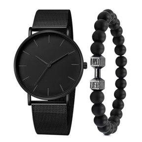 Kit Relógio Phanteck Elegance Fino+Pulseira